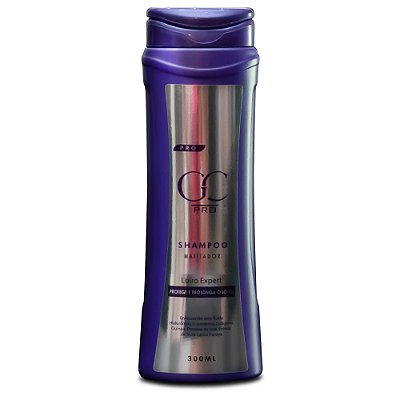 Shampoo Matizador para loiros e grisalhos 300ml - GC PRO