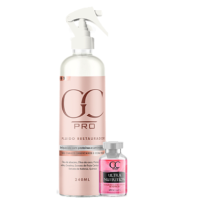 Protetor térmico 240ml + ampola de nutrição termoativada 20ml