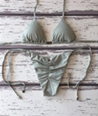 TANGA Biquini Ripple de Amarrar Shine Fendi UVTRIBE