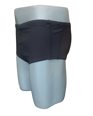 Sunga ARMY Cinza Chumbo Com Laterais Cinza Chumbo e Frisos Preto UVTRIBE