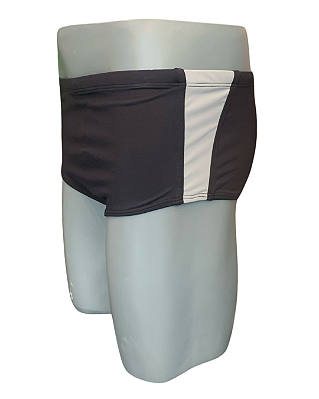 Sunga ARMY Cinza Chumbo Com Laterais Cinza Claro e Frisos Cinza Chumbo UVTRIBE