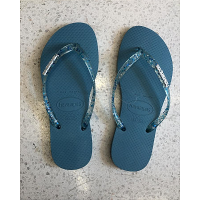 Havaianas Feminina Slim - Azul Claro