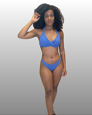 TANGA Asa Delta Textura Azul UVTRIBE