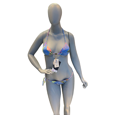 TANGA Cortininha de Amarrar Ripple FOLHAS COLORIDAS UVTRIBE