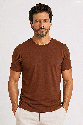 Camiseta Marrom UVTRIBE Soft Tech