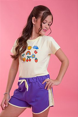 CONJUNTO BICOLOR TEEN - EMOJIS