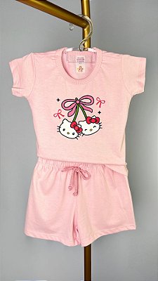 CONJUNTO BASICO HELLO KITTY LAÇO ⭐