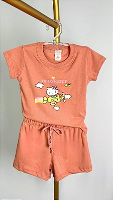 CONJUNTO BASICO TEEN - HELLO KITTY NUVEM⭐