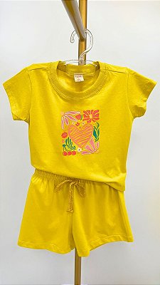 CONJUNTO ALGODÃO TEEN - CORAÇÃO