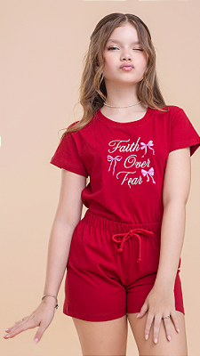 CONJUNTO ALGODÃO TEEN - FAITH