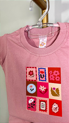 CONJUNTO ALGODÃO TEEN - ROSINHAS