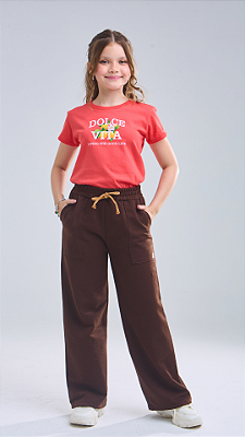 CALÇA WIDE LEG TEEN