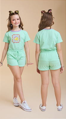 CONJUNTO CANDY TEEN - BANANA