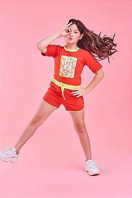 CONJUNTO SUMMER LIFE'S A PEACH