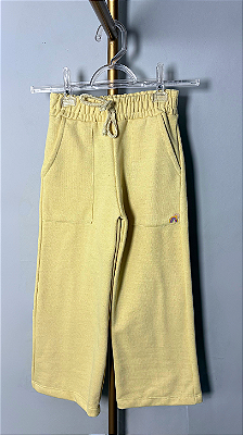 CALÇA WIDE LEG MOLETOM TEEN