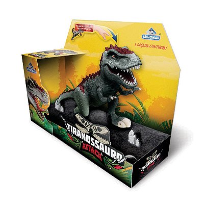 Quebra cabeça 3D Planet Adventure Tiranossauro Rex 70 peças -  Preto+Vermelho