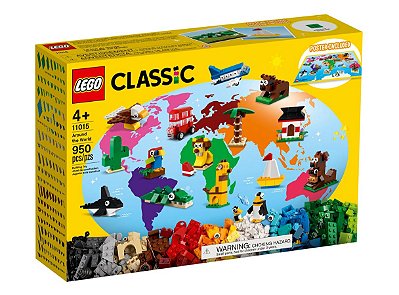 Brinquedo Infantil Lego Classic Blocos Casas e Peças Divertidas Blocos de  Montar +4 Anos 270 Peças - Baby&Kids