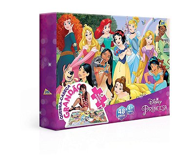 Quebra-Cabeça Princesas 100 Peças 8007 Toyster