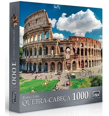 Quebra-Cabeça – 1000 Peças – Game Office – Leonid Afremov – Som da