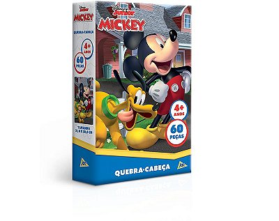 Quebra Cabeça Mickey Grandão 48 Peças Toyster - Bebe Brinquedo