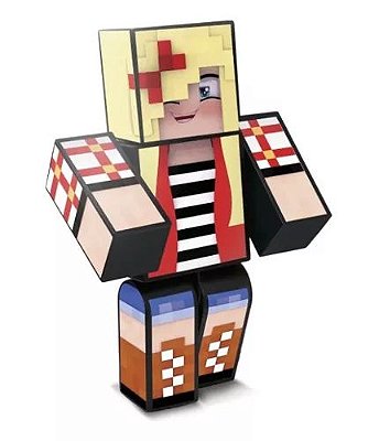 Boneco Athos 25 cm Minecraft Algazarra Orriginal