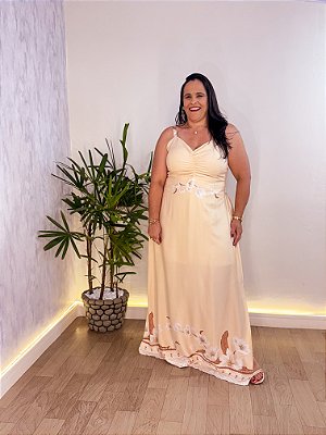 VESTIDO LONGO ALCINHA RAFA PLUS