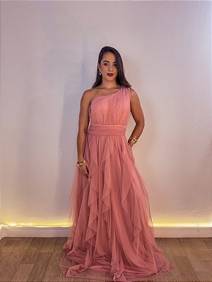 VESTIDO FESTA MARINA SLIM ROSE