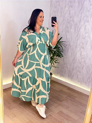 VESTIDO LONGUETE ADRIANA ESTAMPADO