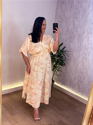 VESTIDO LONGUETE ADRIANA ESTAMPADO