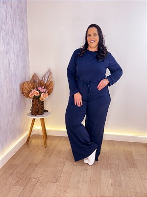 CONJUNTO MOLETINHO PANTALONA PLUS