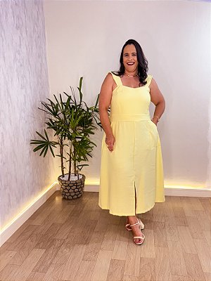 VESTIDO MIDI LETÍCIA PLUS SIZE