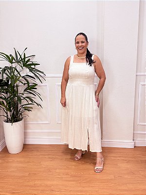 VESTIDO MIDI BRENDA PLUS SIZE