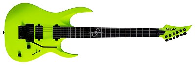 Guitarra elétrica 6 cordas Solar A2.6FR LN verde limão Floyd