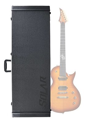 Hard case de madeira para guitarra elétrica Solar TYPE G