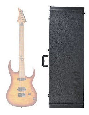 Hard case de madeira para guitarra elétrica Solar TYPE A/S