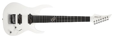 Guitarra elétrica 7 cordas Solar A1.7 Vinter branco fosco