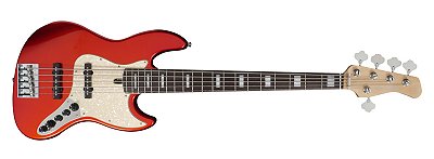 Contrabaixo 5 cordas Sire Marcus Miller V7 Alder New Gen Candy Apple Red