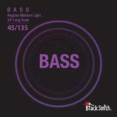 Encordoamento Blacksmith Nickel Bass 5c Custom Light 045/135