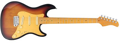 Guitarra elétrica 6c Sire Larry Carlton S7 SSS New Gen 3TS Sunburst