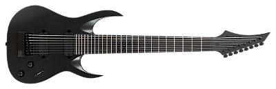 Guitarra elétrica 6 cordas Solar V1.6FR SVART+ floyd rose com case