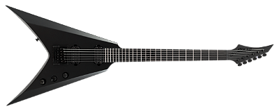 Guitarra elétrica 6 cordas Solar V1.6 SVART+ Carbon Black Matte