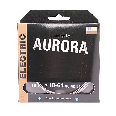 Encordoamento Strings by Aurora guitarra 7c 010/064 colorida USA