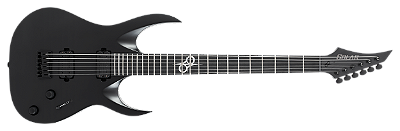 Guitarra 7 Cordas S by Solar AB4.7C preto carbono fosca - Norris
