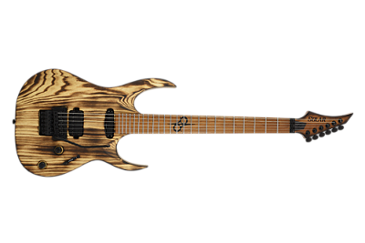(Chop Shop) Guitarra elétrica 6c Solar AB1.6FR Pyro hardcase IW22070603