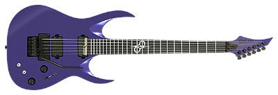 Guitarra elétrica 6 cordas Solar A1.6FRPM Sustainiac+ Metallic Purple