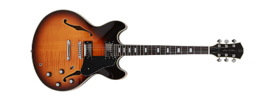Guitarra elétrica 6c Sire Larry Carlton H7 Vintage Sunburst