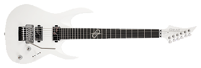 Guitarra elétrica 7 cordas Solar A1.7 Vinter branco fosco - Norris