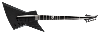 その他 GADORO Guitarra elétrica 7 cordas Solar X2.7BOP+ Black Open Pore - Norris