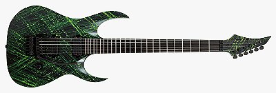 Guitarra elétrica 7 cordas Solar A2.7 Canibalismo + Blood