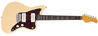 Guitarra elétrica 6c Sire Larry Carlton J3 Vintage White